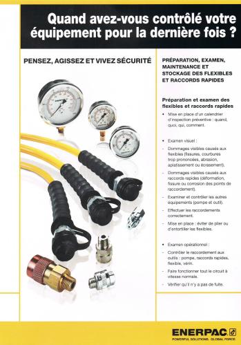 flexibles et raccords ENERPAC