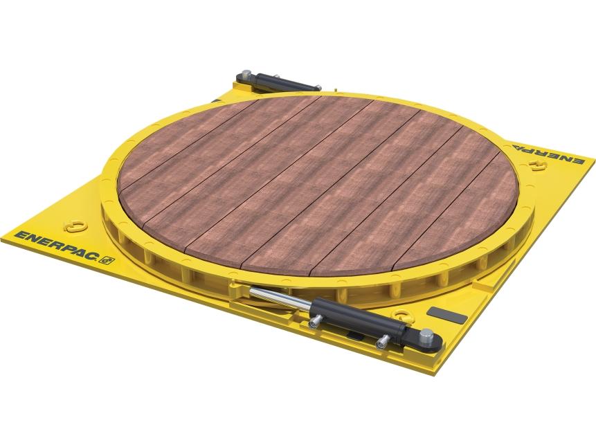 Plaque tournante hydraulique enerpac